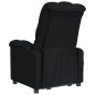 vidaXL Sillón de masaje de tela negro vidaXL Sillón de masaje de tela negro