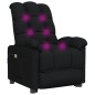 vidaXL Sillón de masaje de tela negro vidaXL Sillón de masaje de tela negro