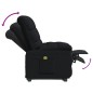 vidaXL Sillón de masaje de tela negro vidaXL Sillón de masaje de tela negro