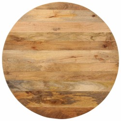 vidaXL Tablero de mesa redondo madera maciza de mango Ø 90x3,8 cm