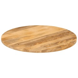 vidaXL Tablero de mesa redondo madera maciza de mango Ø 90x3,8 cm