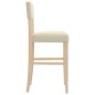 vidaXL Taburetes altos 2 uds madera maciza de caucho y cuero sintético vidaXL Taburetes altos 2 uds madera maciza de caucho y cuero sintético