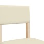 vidaXL Taburetes altos 2 uds madera maciza de caucho y cuero sintético vidaXL Taburetes altos 2 uds madera maciza de caucho y cuero sintético