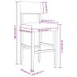 vidaXL Taburetes altos 2 uds madera maciza de caucho y cuero sintético vidaXL Taburetes altos 2 uds madera maciza de caucho y cuero sintético