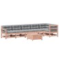 vidaXL Juego de muebles jardín 7 pzas y cojines madera abeto Douglas vidaXL Juego de muebles jardín 7 pzas y cojines madera abeto Douglas