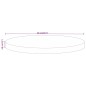 vidaXL Tablero de mesa redondo madera maciza mango rugosa Ø 60x3,8 cm vidaXL Tablero de mesa redondo madera maciza mango rugosa Ø 60x3,8 cm