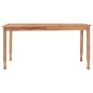 vidaXL Conjunto de comedor de jardín 5 piezas madera maciza de teca