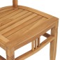 vidaXL Conjunto de comedor de jardín 3 piezas madera maciza de teca vidaXL Conjunto de comedor de jardín 3 piezas madera maciza de teca