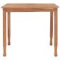 vidaXL Conjunto de comedor de jardín 3 piezas madera maciza de teca vidaXL Conjunto de comedor de jardín 3 piezas madera maciza de teca