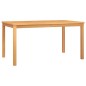 vidaXL Juego de comedor de jardín 7 piezas madera maciza de teca vidaXL Juego de comedor de jardín 7 piezas madera maciza de teca