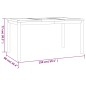 vidaXL Juego de comedor de jardín 7 piezas madera maciza de teca vidaXL Juego de comedor de jardín 7 piezas madera maciza de teca