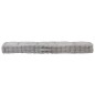 vidaXL Cojín para palés algodón gris 120x40x7 cm vidaXL Cojín para palés algodón gris 120x40x7 cm