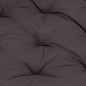 vidaXL Cojín para palés algodón gris antracita 120x40x7 cm vidaXL Cojín para palés algodón gris antracita 120x40x7 cm