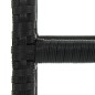 vidaXL Taburetes de cocina con cojines 3 uds ratán sintético negro vidaXL Taburetes de cocina con cojines 3 uds ratán sintético negro