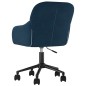 vidaXL Silla de oficina giratoria terciopelo azul vidaXL Silla de oficina giratoria terciopelo azul