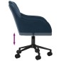 vidaXL Silla de oficina giratoria terciopelo azul vidaXL Silla de oficina giratoria terciopelo azul