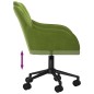 vidaXL Silla de oficina giratoria de terciopelo verde claro vidaXL Silla de oficina giratoria de terciopelo verde claro