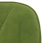 vidaXL Silla de oficina giratoria de terciopelo verde claro vidaXL Silla de oficina giratoria de terciopelo verde claro