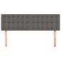 vidaXL Cabeceros 2 unidades cuero sintético gris 72x5x78/88 cm vidaXL Cabeceros 2 unidades cuero sintético gris 72x5x78/88 cm
