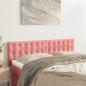 vidaXL Cabeceros 2 unidades terciopelo rosa 72x5x78/88 cm vidaXL Cabeceros 2 unidades terciopelo rosa 72x5x78/88 cm
