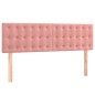 vidaXL Cabeceros 2 unidades terciopelo rosa 72x5x78/88 cm vidaXL Cabeceros 2 unidades terciopelo rosa 72x5x78/88 cm
