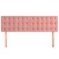 vidaXL Cabeceros 2 unidades terciopelo rosa 72x5x78/88 cm vidaXL Cabeceros 2 unidades terciopelo rosa 72x5x78/88 cm