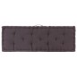 vidaXL Cojines para muebles de palets 2 unidades algodón antracita vidaXL Cojines para muebles de palets 2 unidades algodón antracita