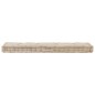 vidaXL Cojines para muebles de palets 2 unidades algodón beige vidaXL Cojines para muebles de palets 2 unidades algodón beige