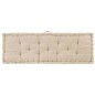 vidaXL Cojines para muebles de palets 2 unidades algodón beige vidaXL Cojines para muebles de palets 2 unidades algodón beige