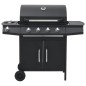 vidaXL Barbacoa grill de gas 4+1 quemadores negro vidaXL Barbacoa grill de gas 4+1 quemadores negro
