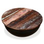 vidaXL Mesa de centro de madera maciza reciclada negra en forma de bol vidaXL Mesa de centro de madera maciza reciclada negra en forma de bol