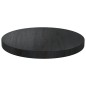 vidaXL Superficie de mesa madera maciza de pino negro Ø30x2,5 cm vidaXL Superficie de mesa madera maciza de pino negro Ø30x2,5 cm