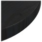 vidaXL Superficie de mesa madera maciza de pino negro Ø30x2,5 cm vidaXL Superficie de mesa madera maciza de pino negro Ø30x2,5 cm