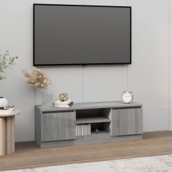 vidaXL Mueble de TV con puerta gris Sonoma 102x30x36 cm