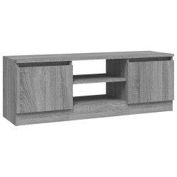 vidaXL Mueble de TV con puerta gris Sonoma 102x30x36 cm