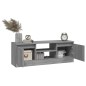 vidaXL Mueble de TV con puerta gris Sonoma 102x30x36 cm
