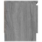 vidaXL Mueble de TV con puerta gris Sonoma 102x30x36 cm