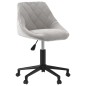 vidaXL Silla de comedor giratoria de terciopelo gris claro vidaXL Silla de comedor giratoria de terciopelo gris claro