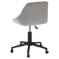 vidaXL Silla de comedor giratoria de terciopelo gris claro vidaXL Silla de comedor giratoria de terciopelo gris claro