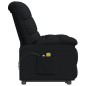vidaXL Sillón de masaje elevable tela negro vidaXL Sillón de masaje elevable tela negro