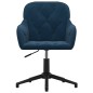 vidaXL Sillas de comedor giratorias 2 uds terciopelo azul vidaXL Sillas de comedor giratorias 2 uds terciopelo azul