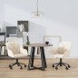 vidaXL Sillas de comedor giratorias 2 uds terciopelo crema vidaXL Sillas de comedor giratorias 2 uds terciopelo crema