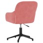 vidaXL Sillas de comedor giratorias 2 unidades terciopelo rosa vidaXL Sillas de comedor giratorias 2 unidades terciopelo rosa