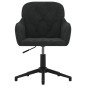 vidaXL Sillas de comedor giratorias 2 uds terciopelo negro vidaXL Sillas de comedor giratorias 2 uds terciopelo negro