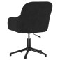 vidaXL Sillas de comedor giratorias 2 uds terciopelo negro vidaXL Sillas de comedor giratorias 2 uds terciopelo negro