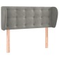 vidaXL Cabecero de terciopelo gris claro 103x23x78/88 cm vidaXL Cabecero de terciopelo gris claro 103x23x78/88 cm