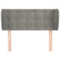 vidaXL Cabecero de terciopelo gris claro 103x23x78/88 cm vidaXL Cabecero de terciopelo gris claro 103x23x78/88 cm