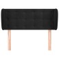 vidaXL Cabecero de terciopelo negro 103x23x78/88 cm vidaXL Cabecero de terciopelo negro 103x23x78/88 cm
