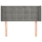 vidaXL Cabecero de terciopelo gris claro 103x16x78/88 cm vidaXL Cabecero de terciopelo gris claro 103x16x78/88 cm