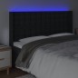 vidaXL Cabecero con LED cuero sintético negro 163x16x118/128 cm vidaXL Cabecero con LED cuero sintético negro 163x16x118/128 cm